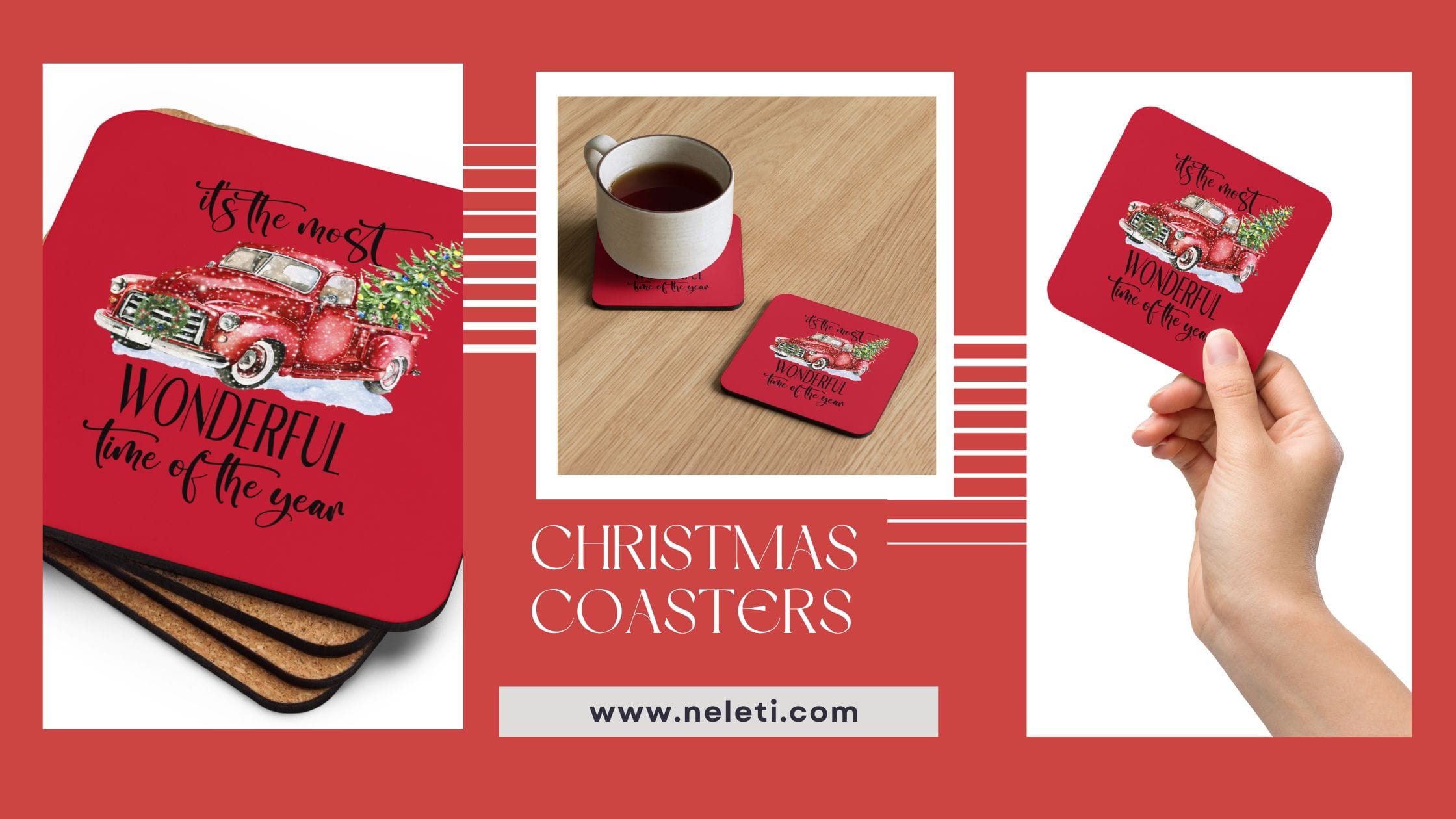 Unwrap the Magic: 10 Christmas Coaster Designs to Elevate Your Holiday Decor - neleti
