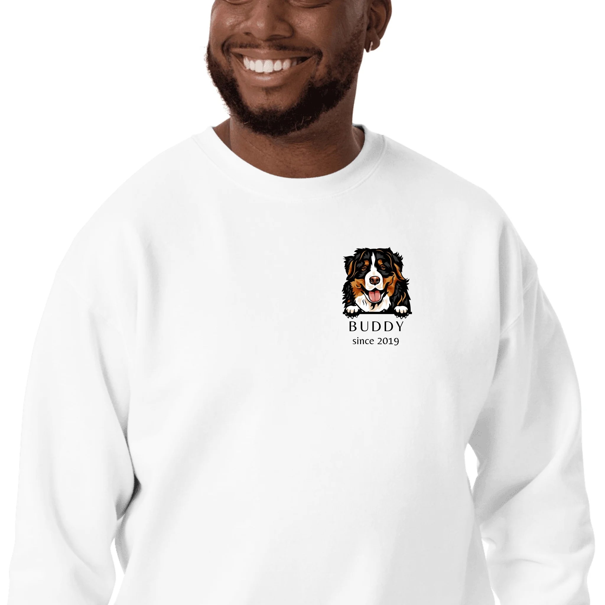 Premium Dog Breed Sweatshirt - Luxury Personalized Name Year