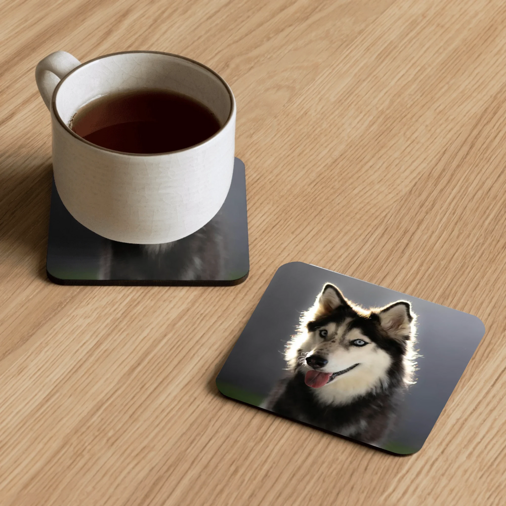 Personalized Pet Photo Coaster - Custom Dog Cat Picture