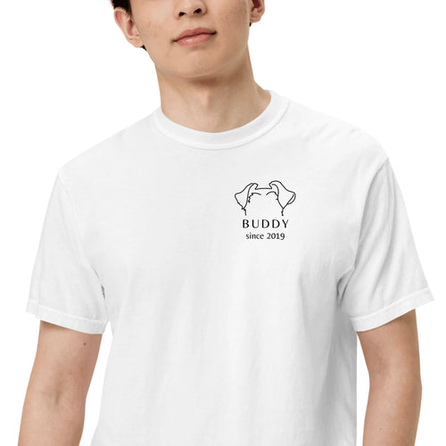 Custom Dog Mom Dad Shirt - Personalized Name & Year Design