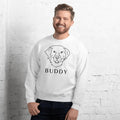 Custom Dog Breed Sweatshirt - Personalized Name - Gift for Dog Moms & Dads - 100+ Breeds