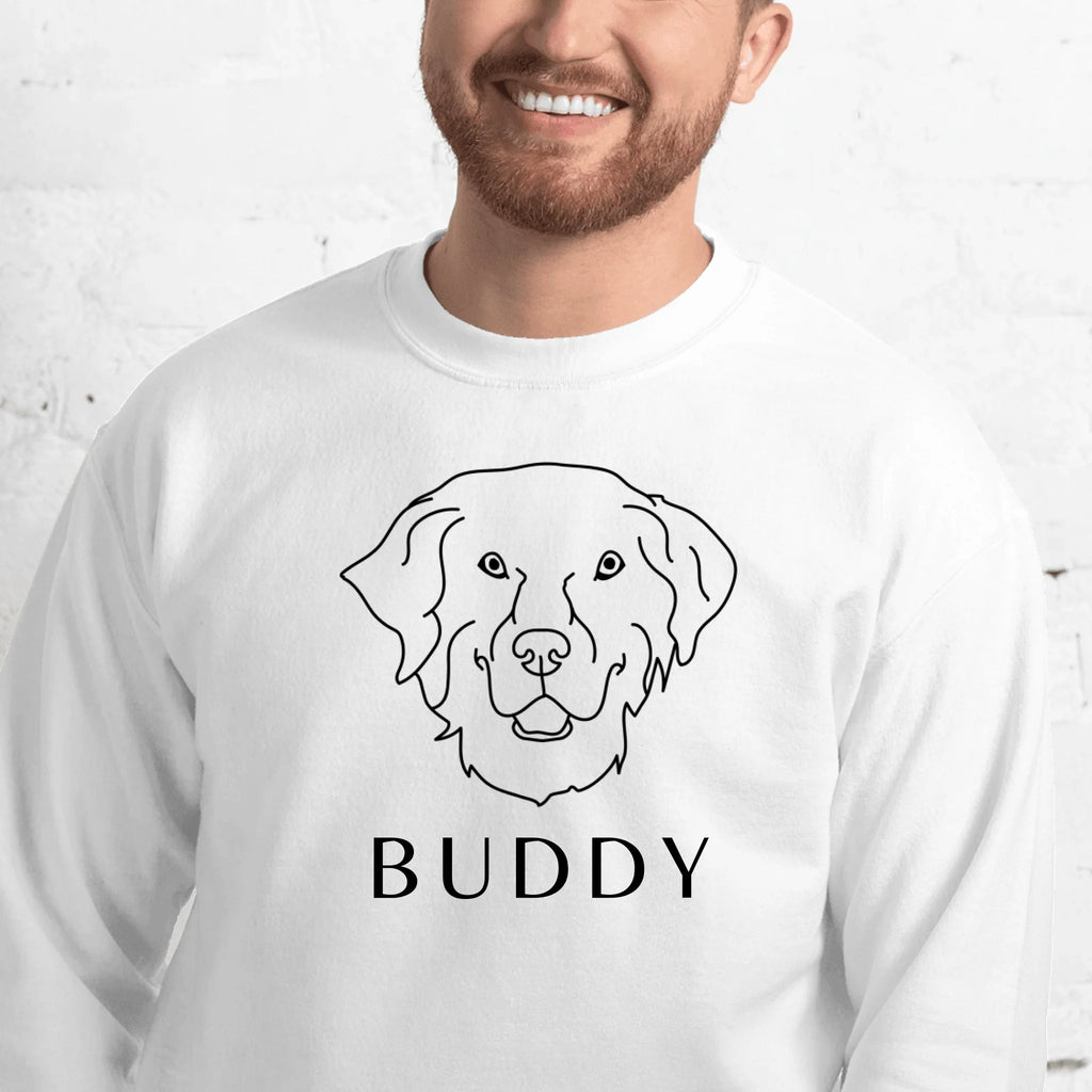 Custom Dog Breed Sweatshirt - Personalized Name - Gift for Dog Moms & Dads - 100+ Breeds