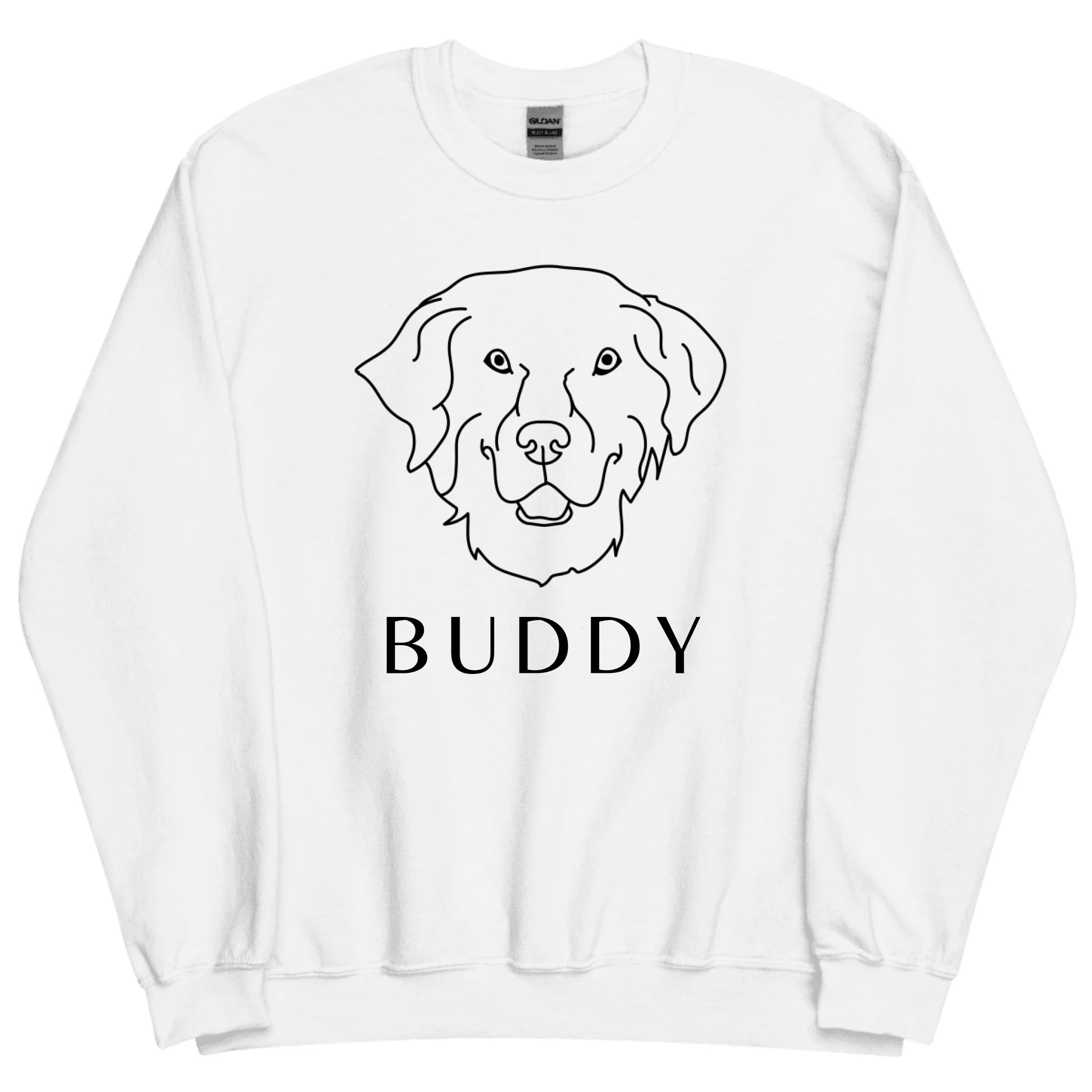 Custom Dog Breed Sweatshirt - Personalized Name - Gift for Dog Moms & Dads - 100+ Breeds
