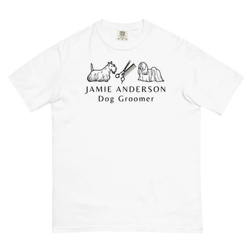 Personalized Dog Groomer Shirt - Custom Name & Professional Title - Gift for Dog Groomers