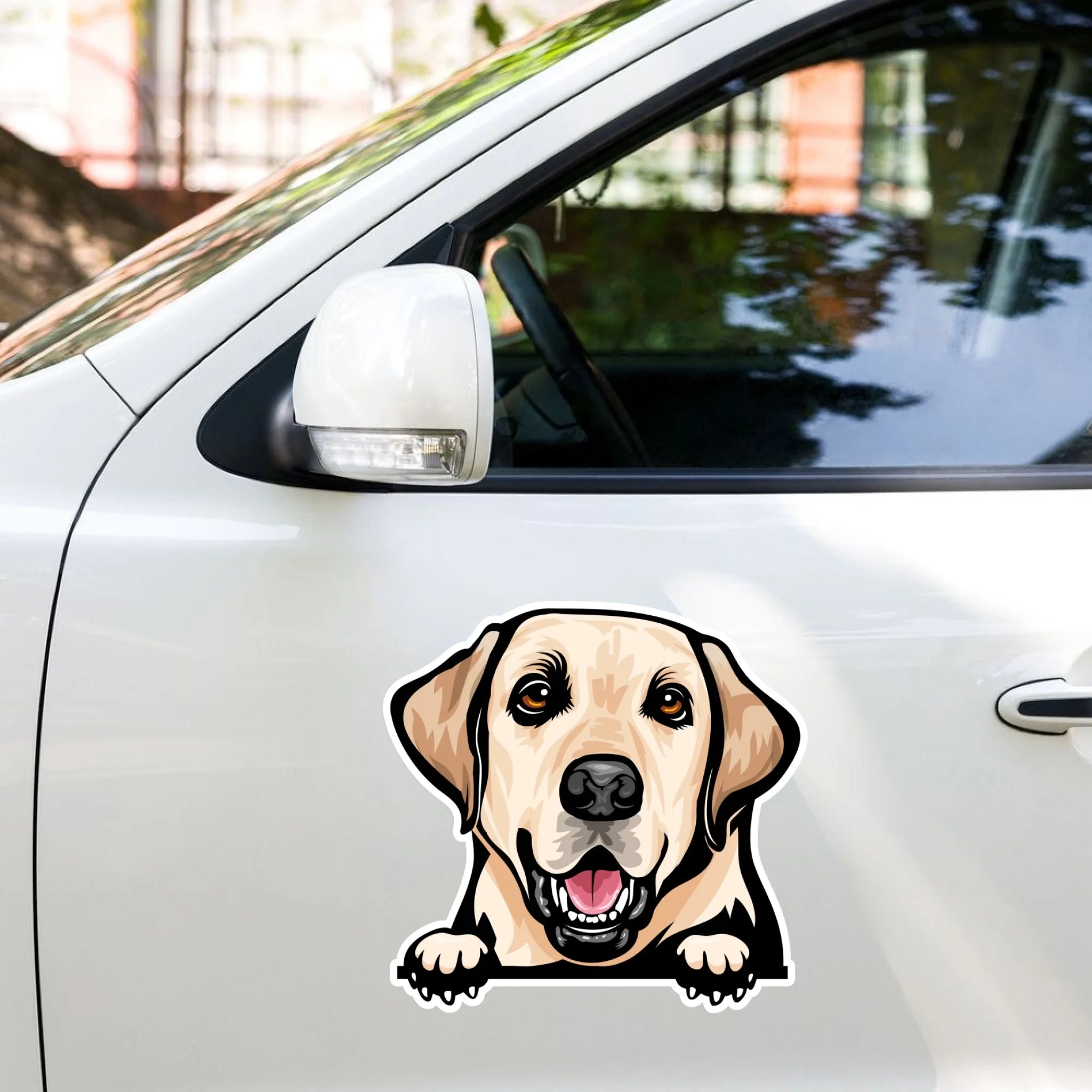 Labrador - Waterproof Decal for Car, Laptop, Water Bottle, Notebook, Phone Case | Dog Mom Gift