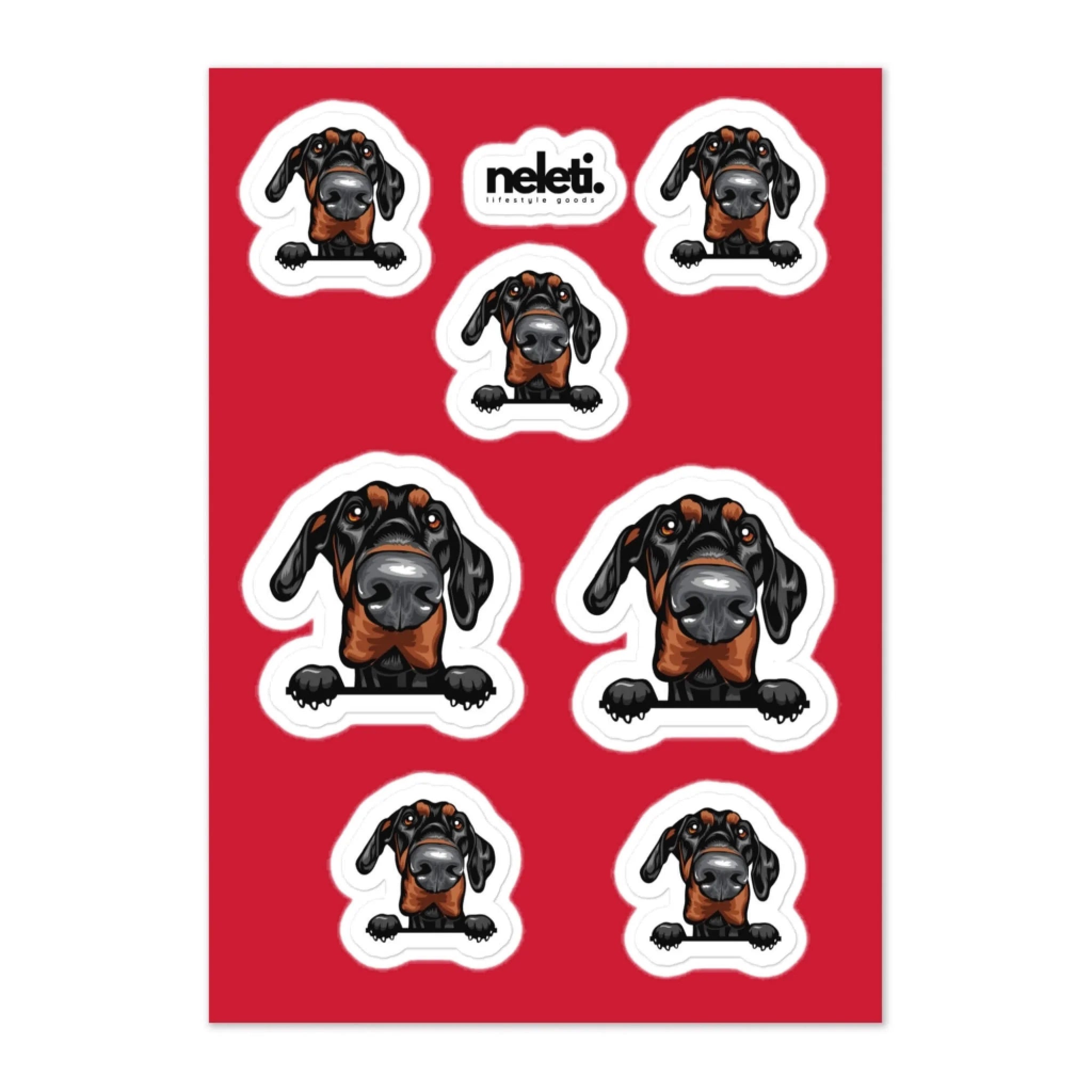 Doberman Pinscher-Stickers-Sheet