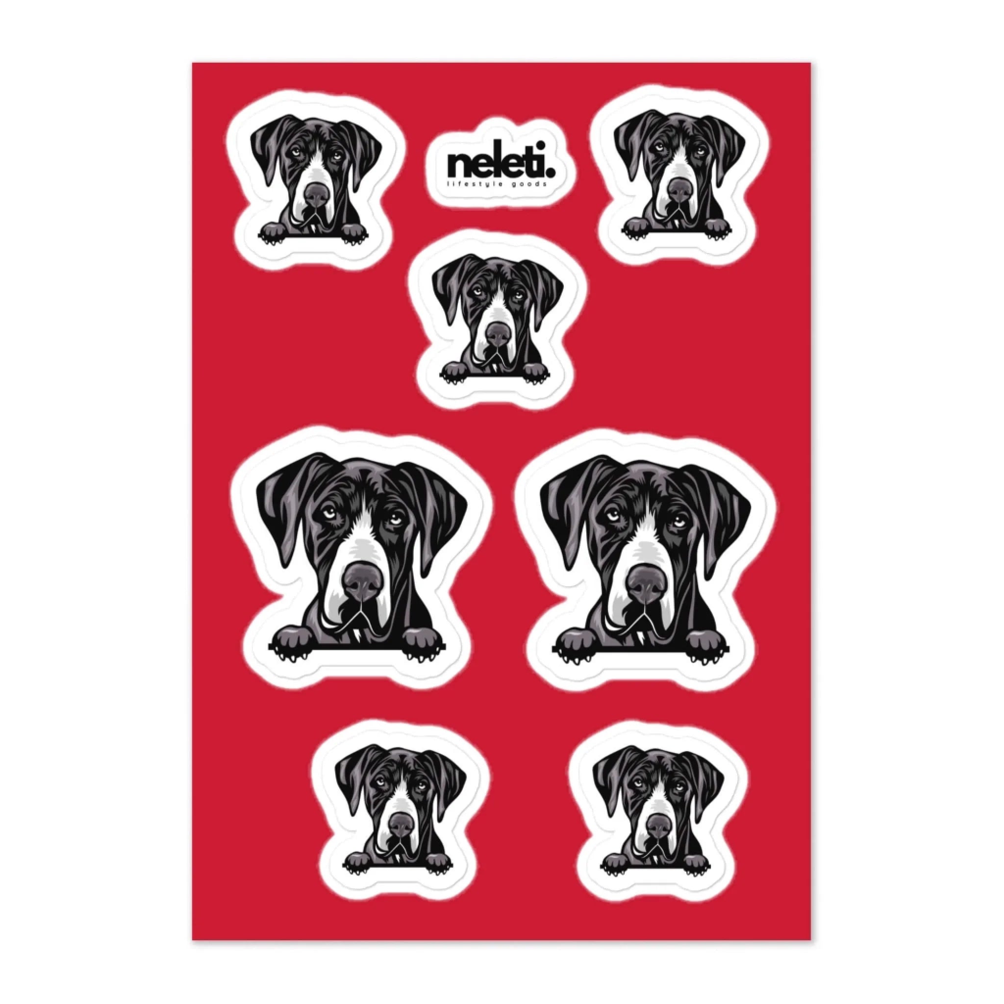 Great Dane stickers sheet
