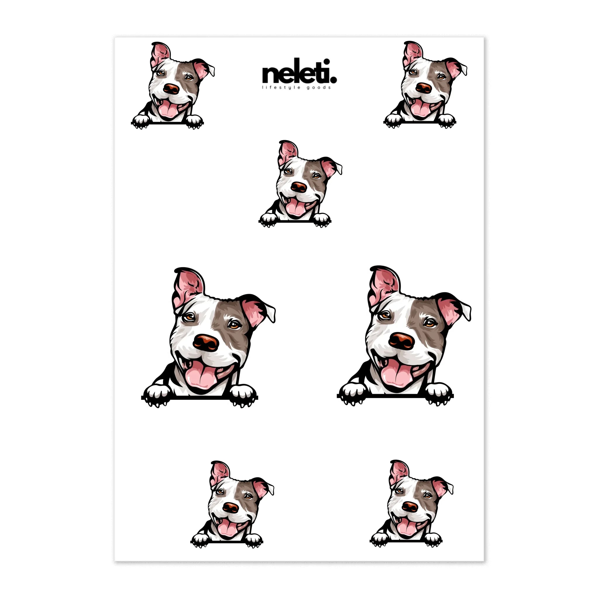 Pit Bull stickers sheet