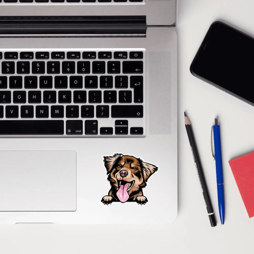 Australian Shepherd - Waterproof Decal for Car, Laptop, Water Bottle, Notebook | Dog Mom Gift - neleti