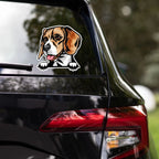 Beagle - Waterproof Decal for Car, Laptop, Water Bottle, Notebook, Phone Case | Dog Mom Gift - neleti