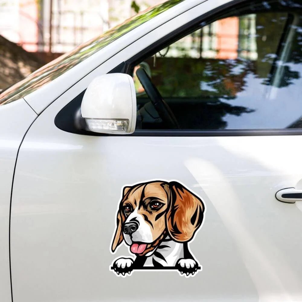 Beagle - Waterproof Decal for Car, Laptop, Water Bottle, Notebook, Phone Case | Dog Mom Gift - neleti