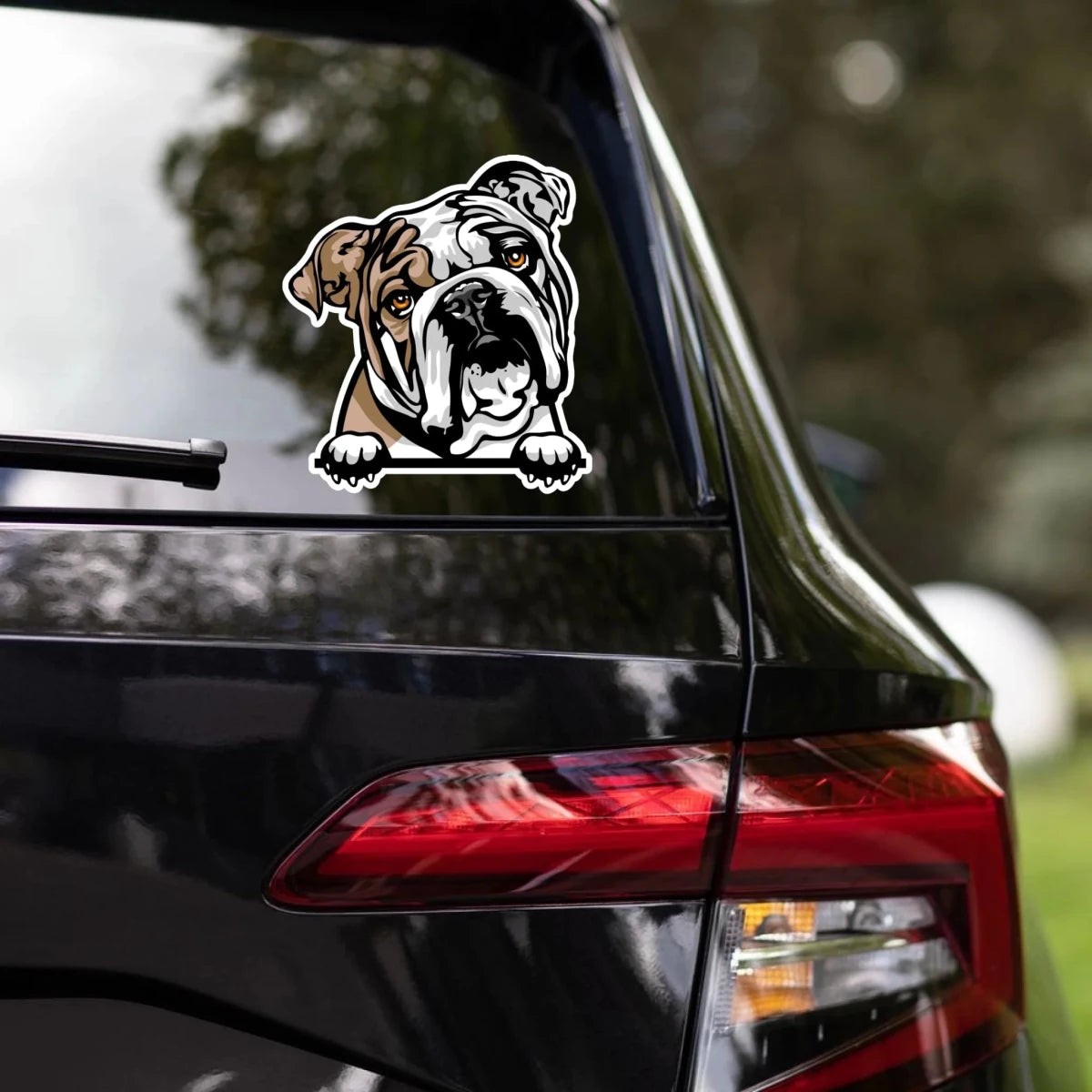 Bulldog - Waterproof Decal for Car, Laptop, Water Bottle, Notebook, Phone Case | Dog Mom Gift - neleti