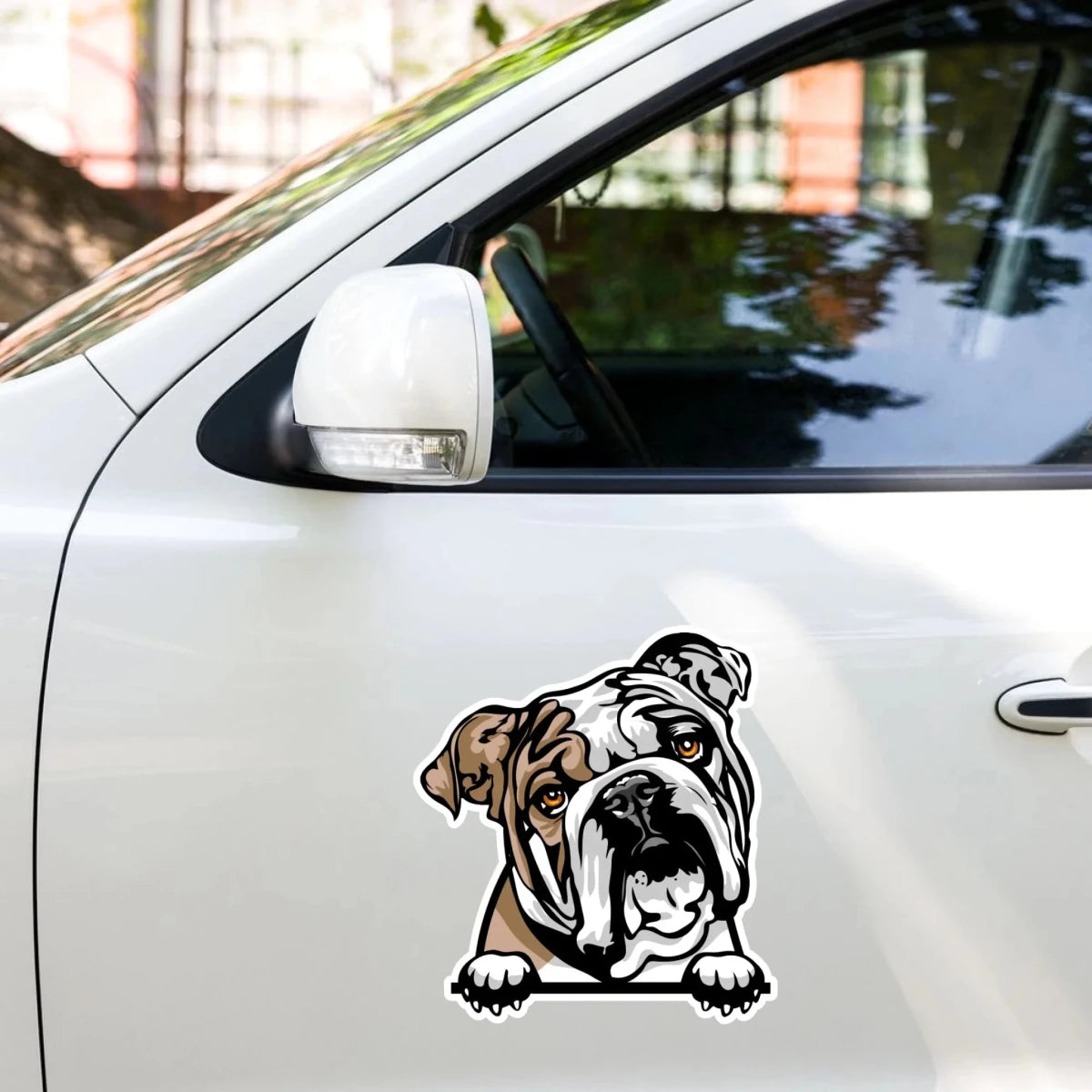 Bulldog - Waterproof Decal for Car, Laptop, Water Bottle, Notebook, Phone Case | Dog Mom Gift - neleti