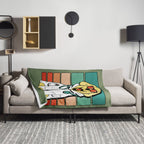 Camouflage Blanket with Doctor Dog - neleti