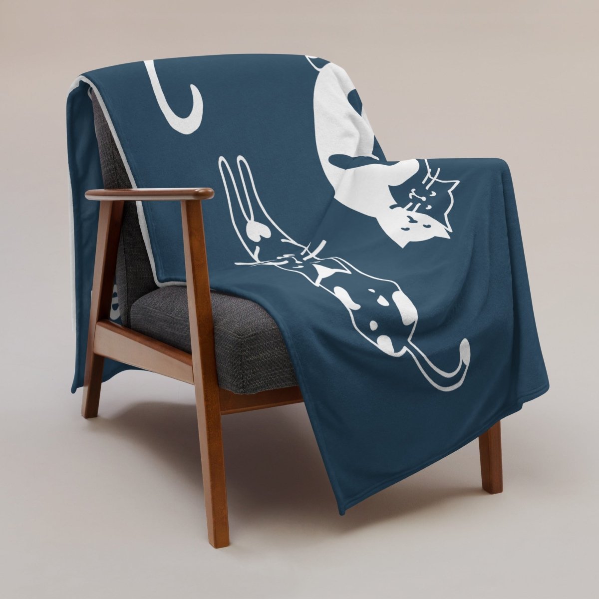 Cat Throw Blanket - Cozy Blanket for Cat Moms & Cat Dads - neleti