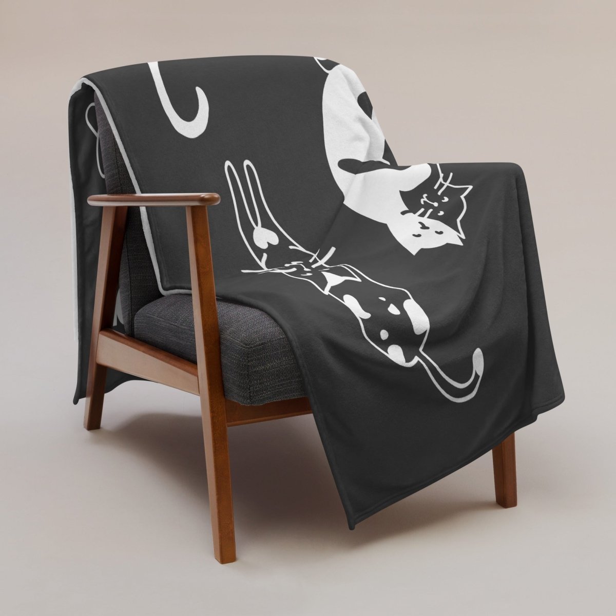 Cat Throw Blanket - Cozy Blanket for Cat Moms & Cat Dads - neleti