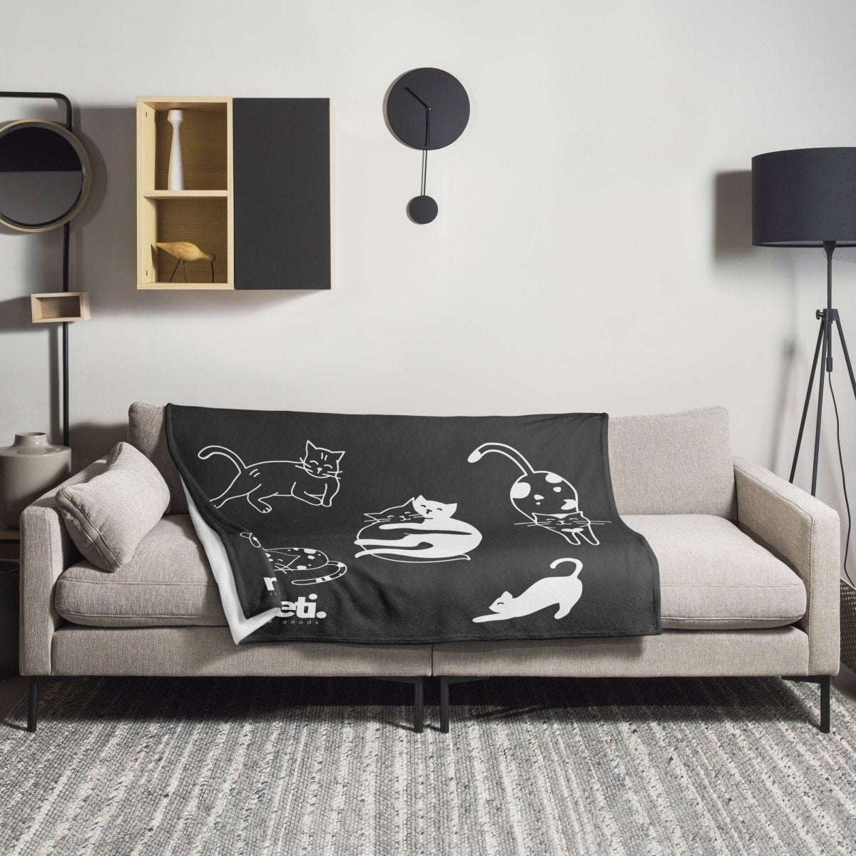 Cat Throw Blanket - Cozy Blanket for Cat Moms & Cat Dads - neleti