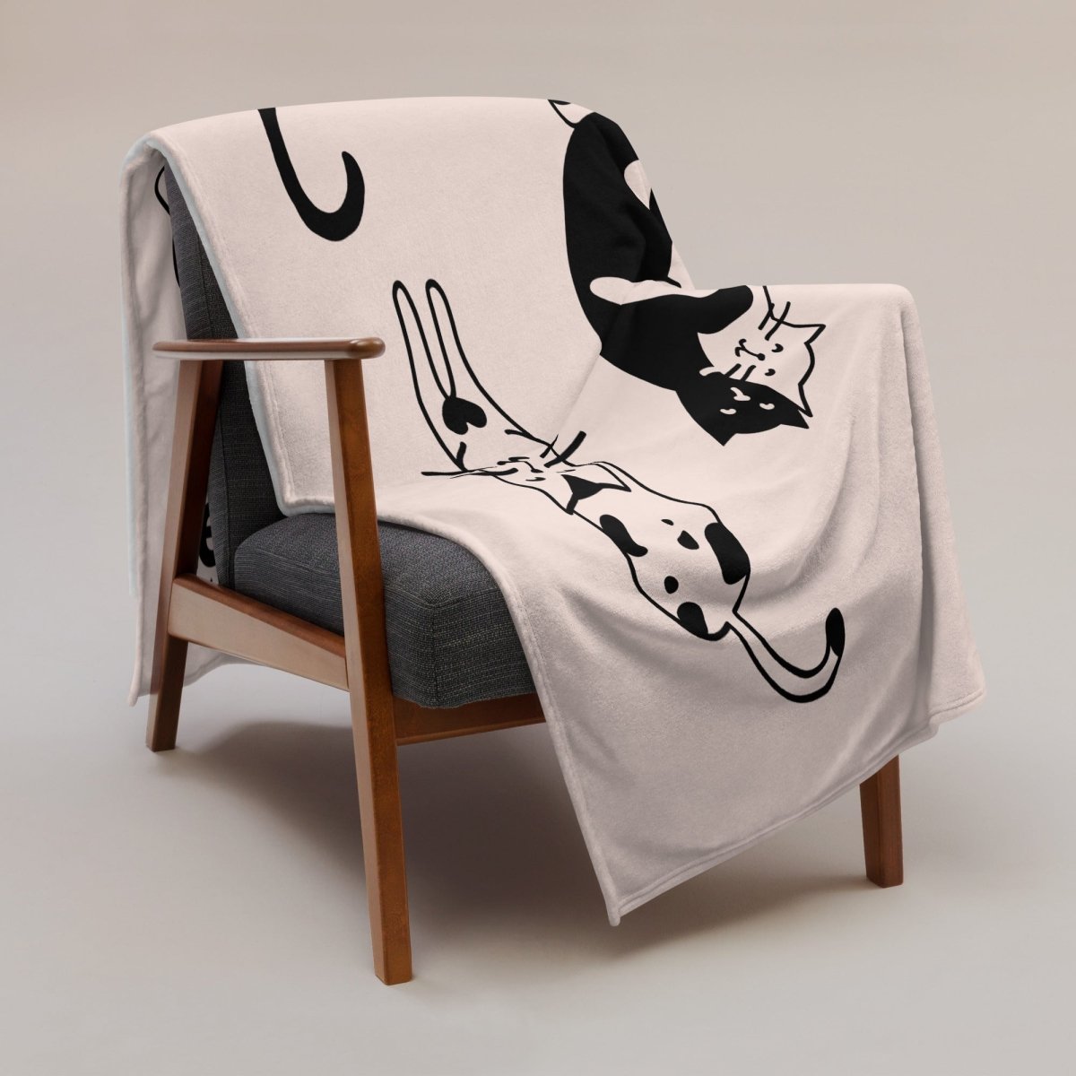 Cat Throw Blanket - Cozy Blanket for Cat Moms & Cat Dads - neleti