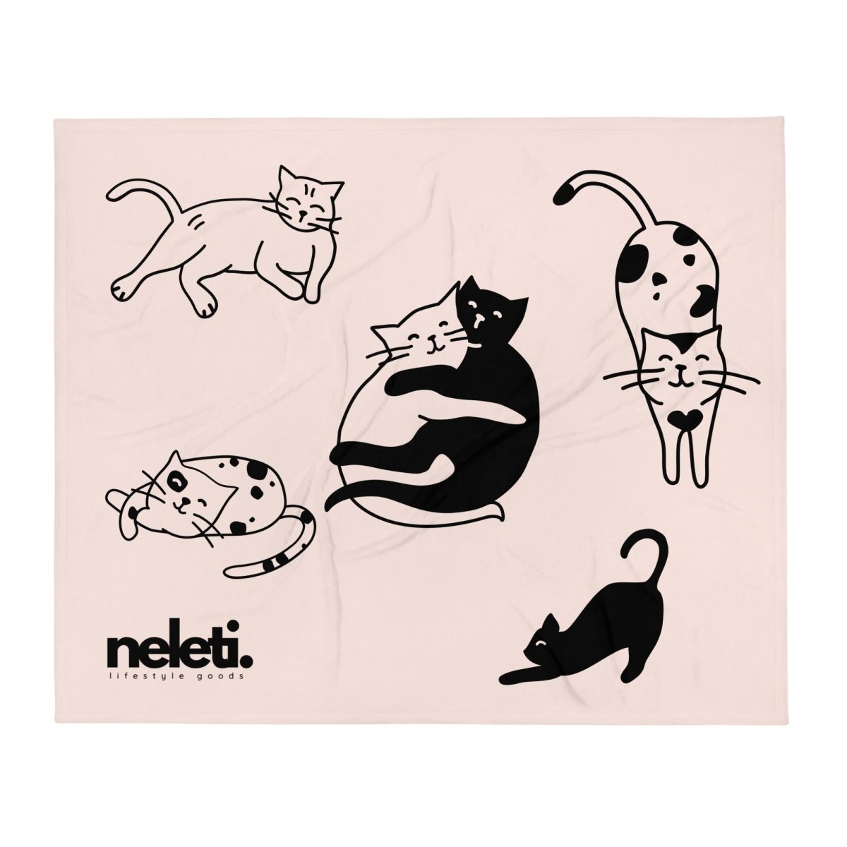 Cat Throw Blanket - Cozy Blanket for Cat Moms & Cat Dads - neleti