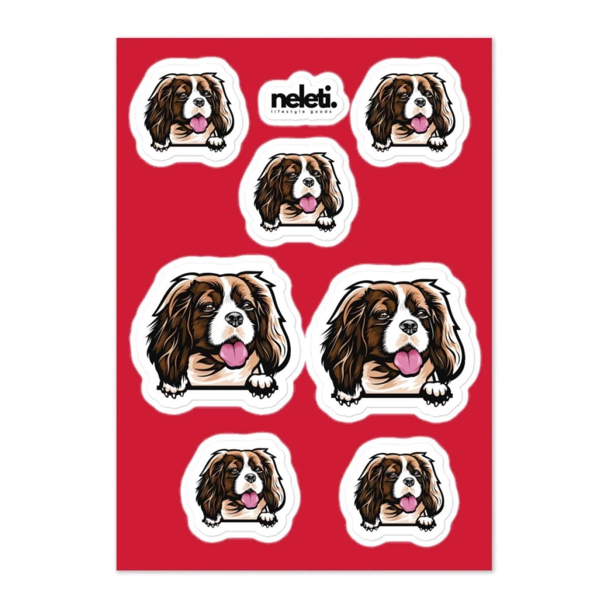 Cavalier - Waterproof Decal for Car, Laptop, Water Bottle, Notebook, Phone Case | Dog Mom Gift - neleti