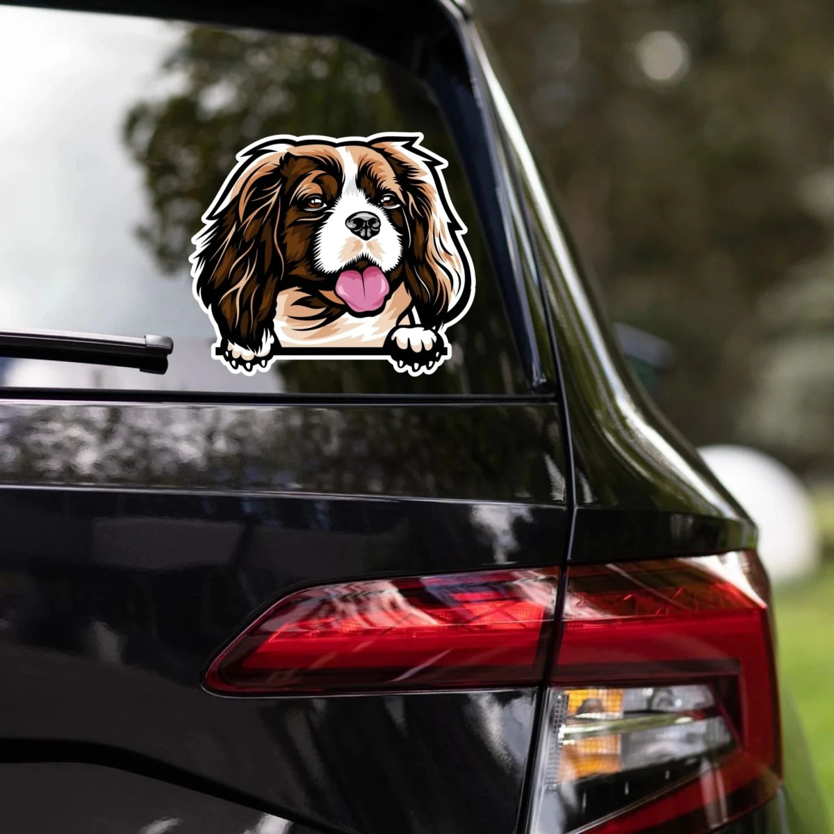 Cavalier - Waterproof Decal for Car, Laptop, Water Bottle, Notebook, Phone Case | Dog Mom Gift - neleti