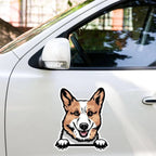 Corgi Sticker - Premium Waterproof Kiss Cut Decal for Car, Laptop, Tumbler | Dog Mom Gift - neleti