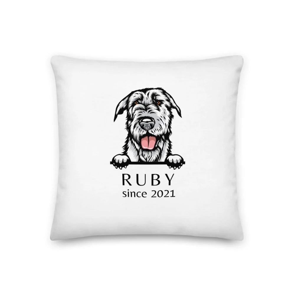 Custom Dog Breed Pillow - Personalized Pet Memorial with Name - neleti