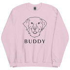 Custom Dog Breed Sweatshirt - Personalized Name - Gift for Dog Moms & Dads - 100+ Breeds - neleti