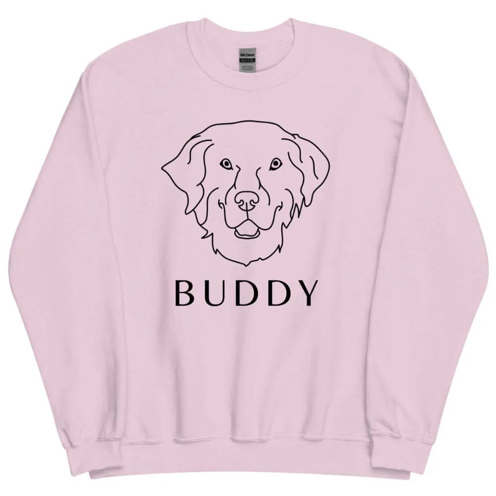 Custom Dog Breed Sweatshirt - Personalized Name - Gift for Dog Moms & Dads - 100+ Breeds - neleti