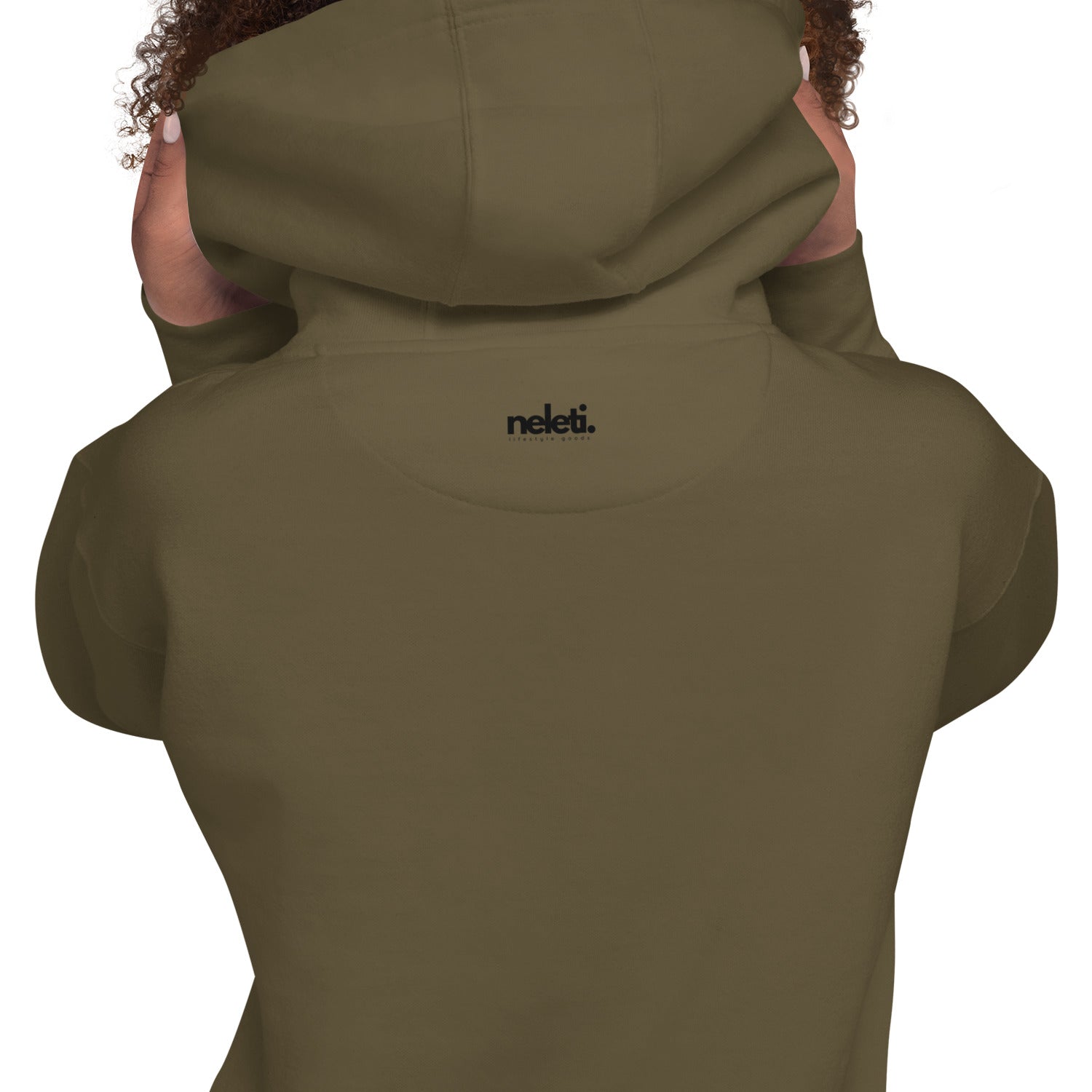 custom-military-green-hoodie-for-dog-mom