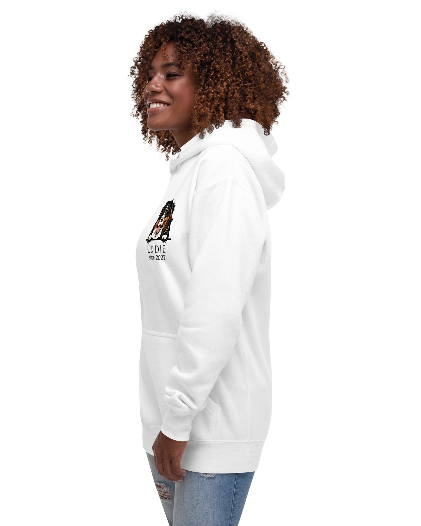 custom-white-hoodie-for-dog-mom