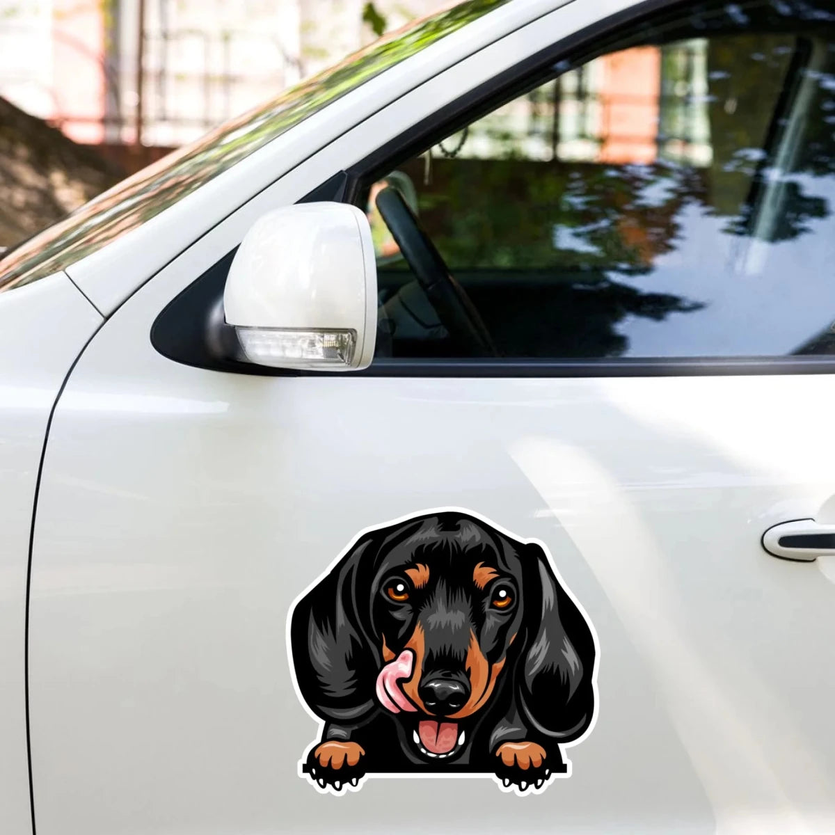 Dachshund - Waterproof Decal for Car, Laptop, Water Bottle, Notebook, Phone Case | Dog Mom Gift - neleti