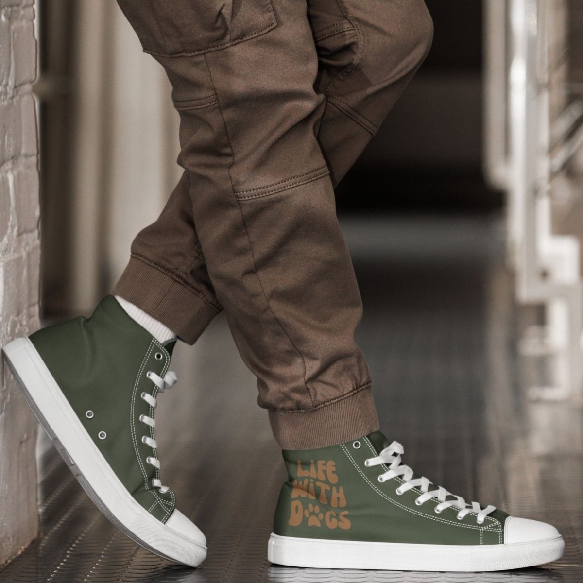 Dog Lover Canvas Shoes for Men - neleti