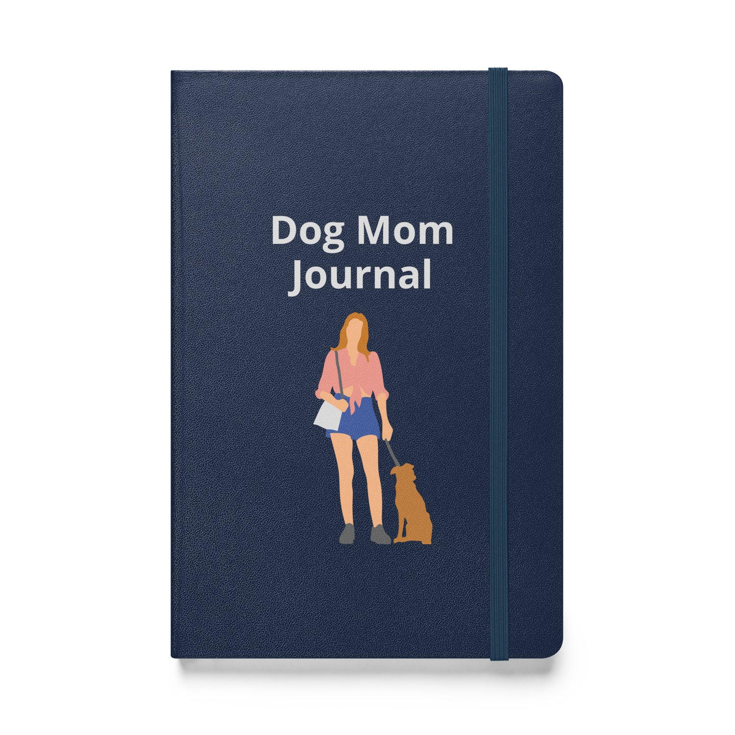 dog-mom-journal-hardcover-bound-notebook-navy-front