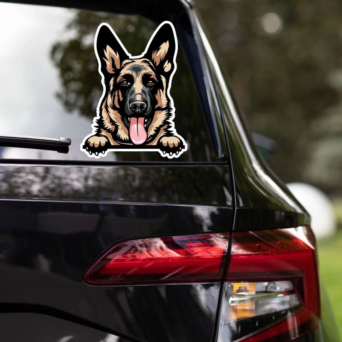 German Shepherd - Waterproof Decal for Car, Laptop, Water Bottle, Notebook, Phone Case | Dog Mom Gift - neleti