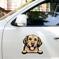 Golden Retriever Sticker - Premium Waterproof Kiss Cut Decal for Car, Laptop, Tumbler | Dog Mom Gift - neleti