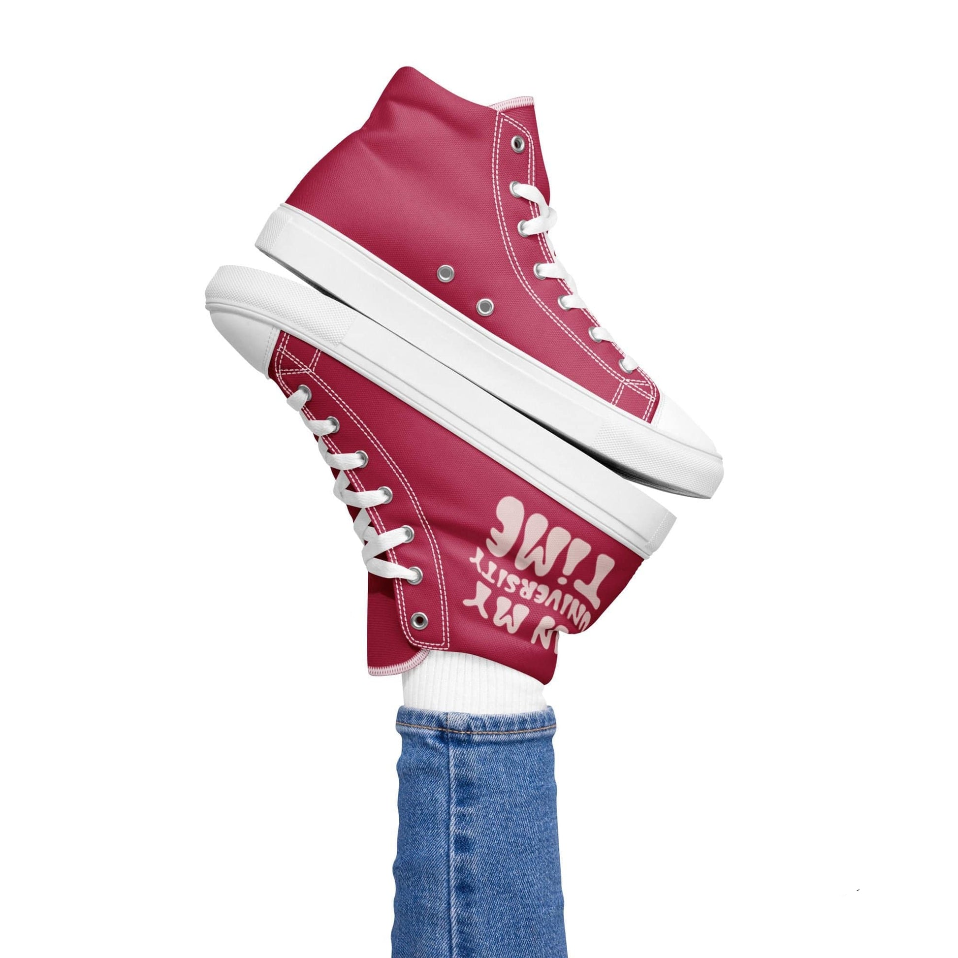 high-top-canvas-shoes-for-women-in-red-color