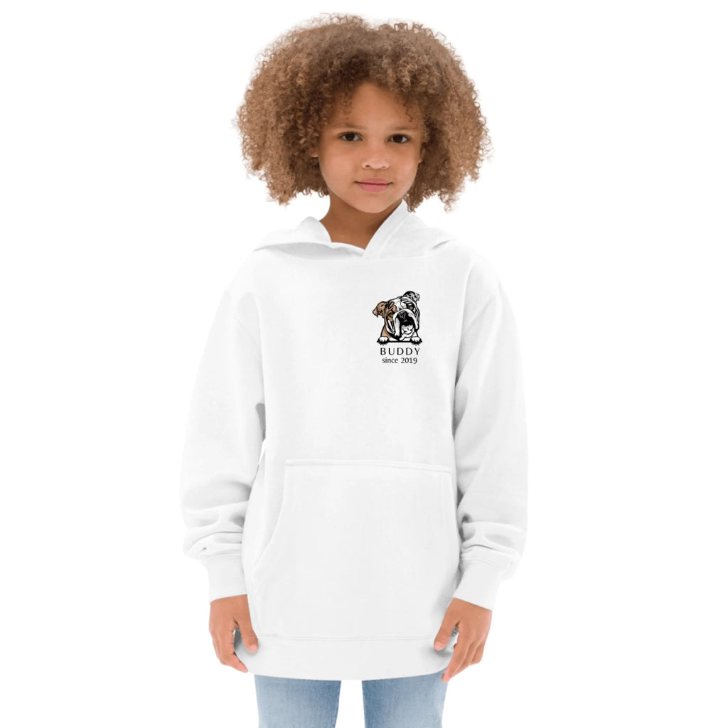 Kids Dog Breed Hoodie - Custom Name & Year Personalization - neleti