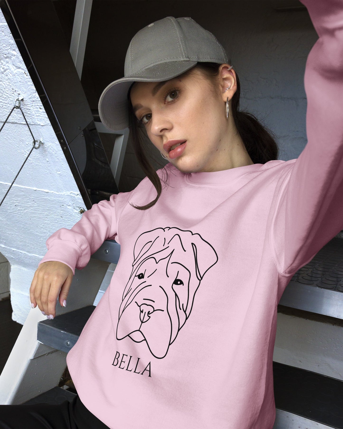 light-pink-sweatshirt-for-dog-mom