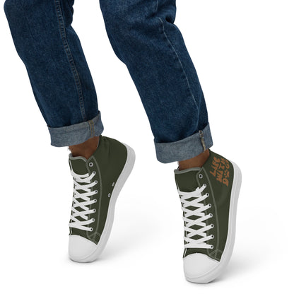 mens-high-top-canvas-shoes-dog-lover