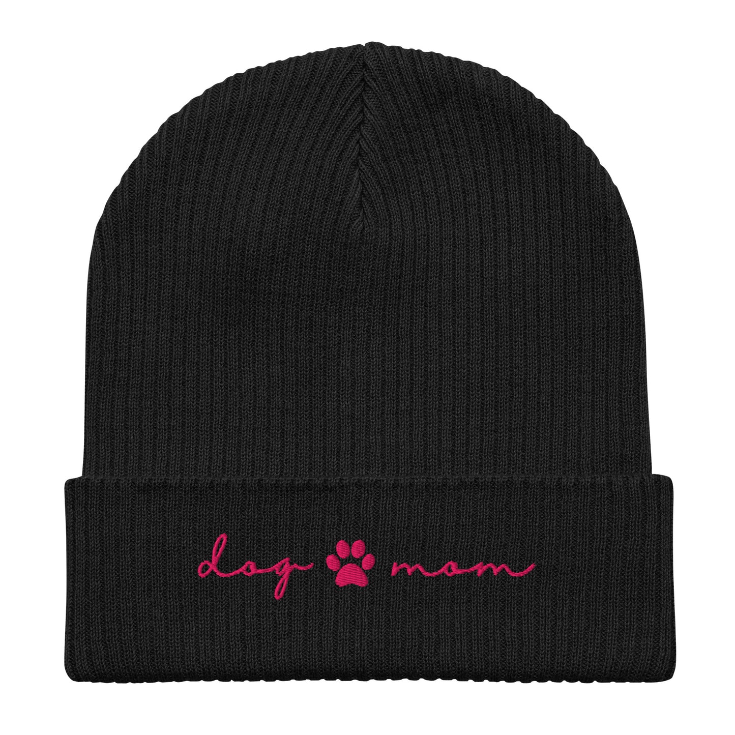 organic-ribbed-beanie-black-with-embroidered-dog-mom