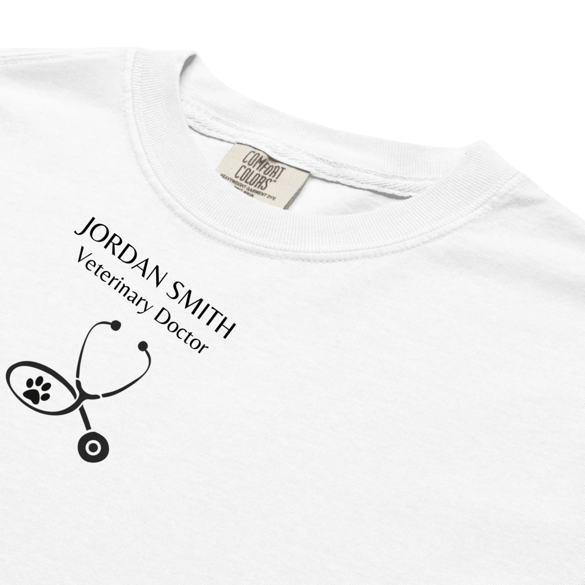 Personalized Veterinarian Shirt - Custom Name & Profession - Gift for Vets & Vet Students - neleti