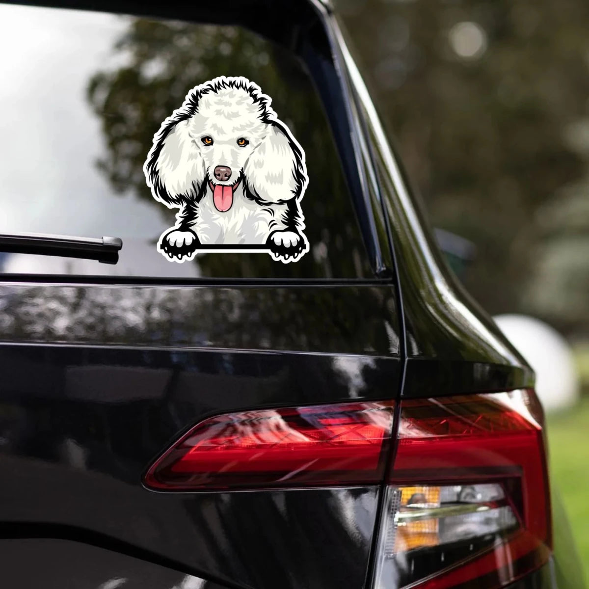 Poodle - Waterproof Decal for Car, Laptop, Water Bottle, Notebook, Phone Case | Dog Mom Gift - neleti