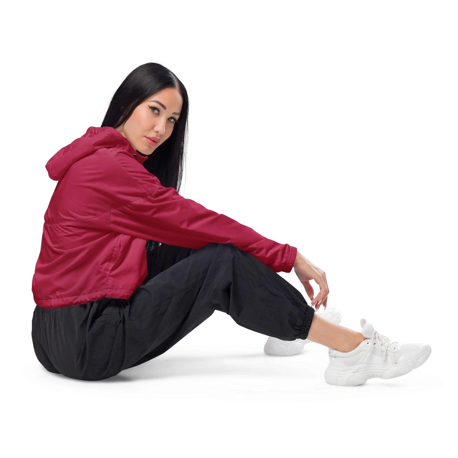 red-windbreaker-for-women-student