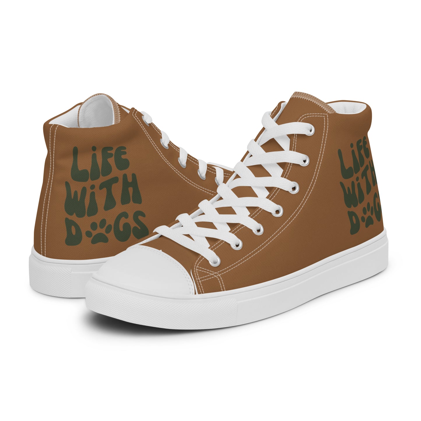 womens-high-top-canvas-shoes-in-camel-color-for-dog-lovers