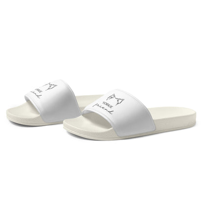 womens-slides-white-left-with-custom-dog-ears