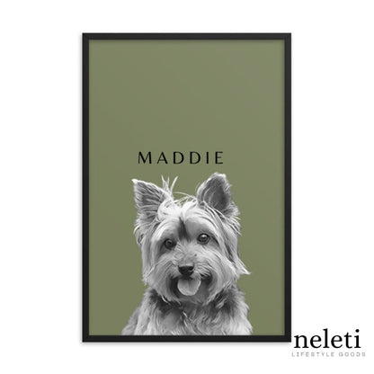 neleti pet portrait Finch / 8x10in/20x25cm-no frame Personalized Pet Portrait