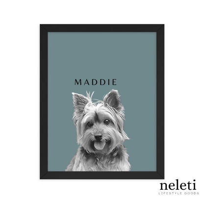 neleti pet portrait Gothic / 8x10in/20x25cm-no frame Personalized Pet Portrait