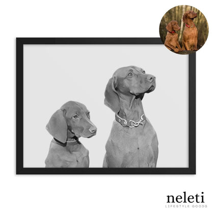 neleti pet portrait Personalized Pet Portrait