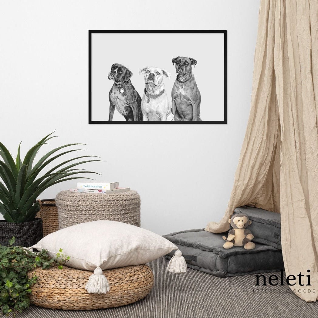 neleti pet portrait Personalized Pet Portrait